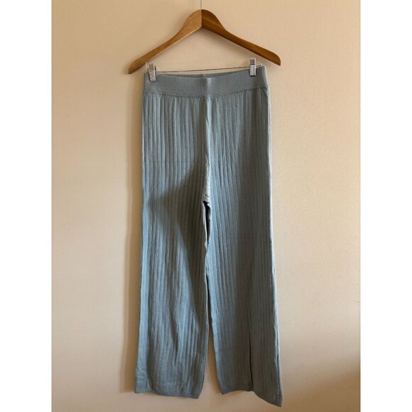 Abercrombie & Fitch 90s Straight Ribbed Knit Sweater Pants Soft NEW Size Medium - Picture 1 of 10